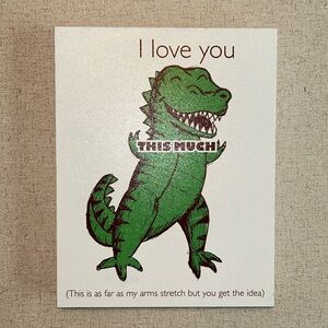 I Love You This Much Dino Hobby Lobby Canvas